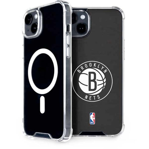NBA Brooklyn Nets Distressed iPhone 15 MagSafe Case